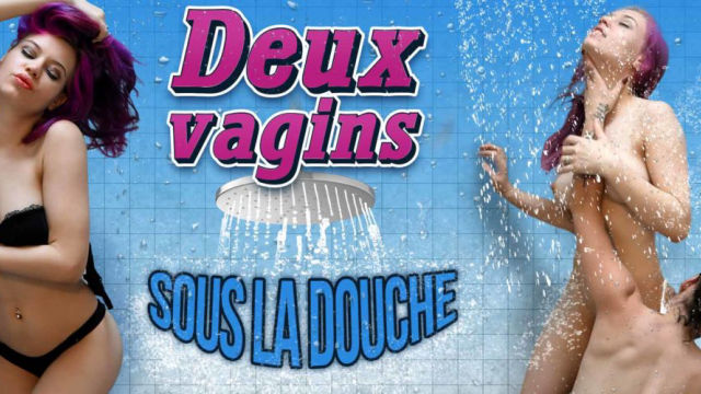 TWO LESBOS IN THE SHOWER